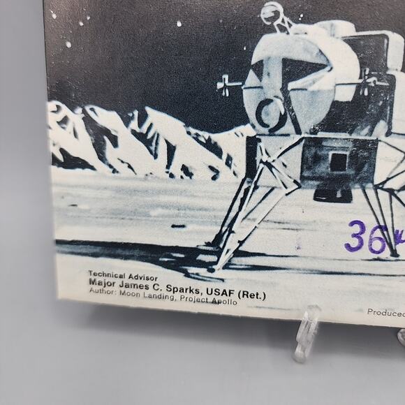 Apollo 11 Flight First Man On The Moon 1969 7" 45RPM Commemorative Record - Picture 2 of 12